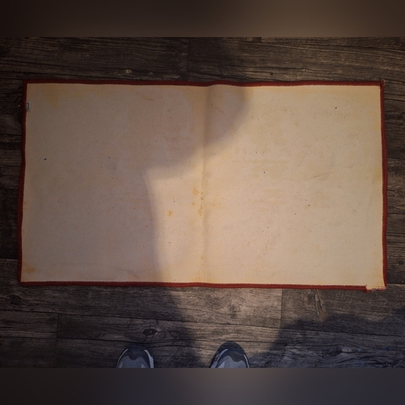 Festive Santa Door Mat - Red, Blue, White - Picture 5 of 8